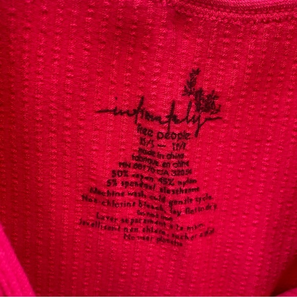 Free People Solid Rib Brami in Cherry - Picture 7 of 9